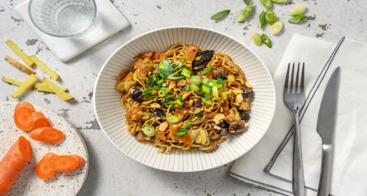 Wok De Nouilles Saut Es Aux L Gumes Recette Hellofresh