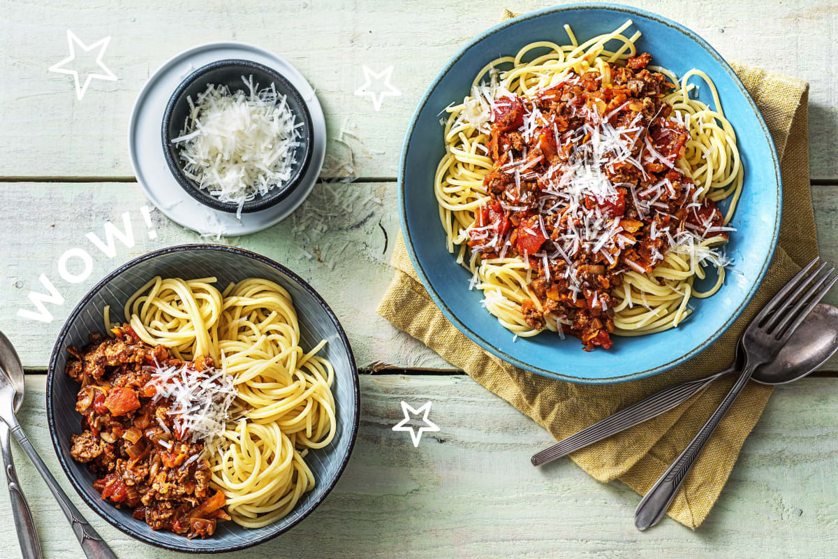 Klassische Spaghetti Bolognese Rezept Hellofresh