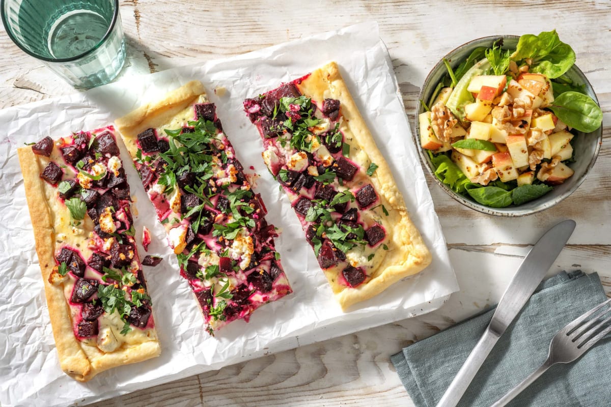 Rote Beete Galette mit Hirtenkäse Rezept HelloFresh