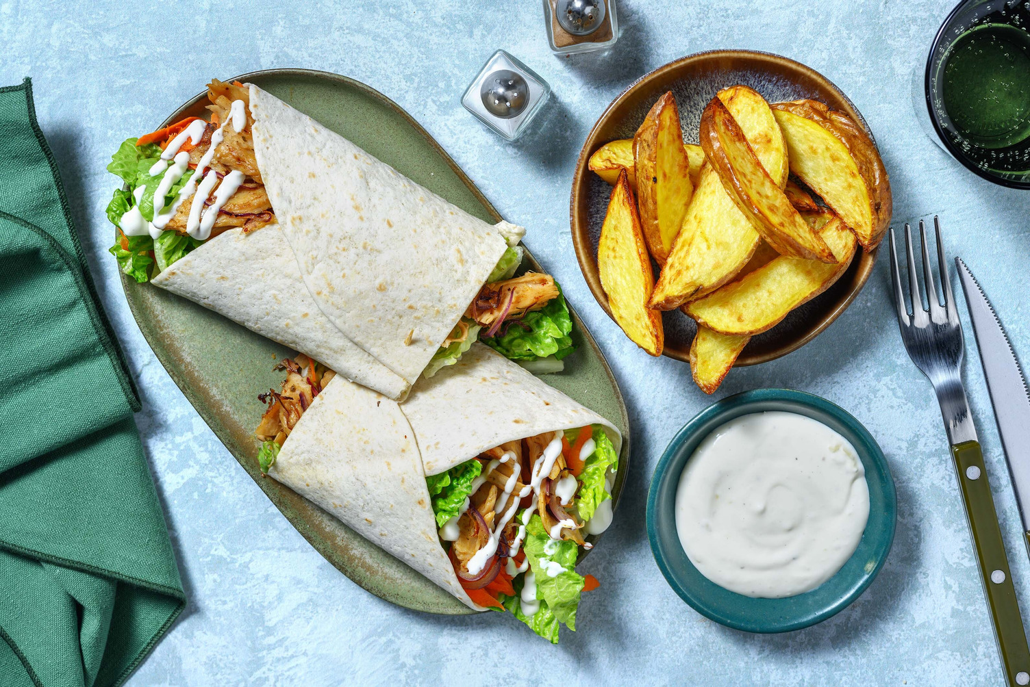 Veganer Schawarma Wrap Mit Karottensalat Rezept Hellofresh