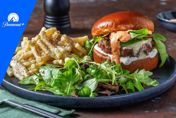 Bikini Bottom Cheesy Veggie Burger Recipe HelloFresh