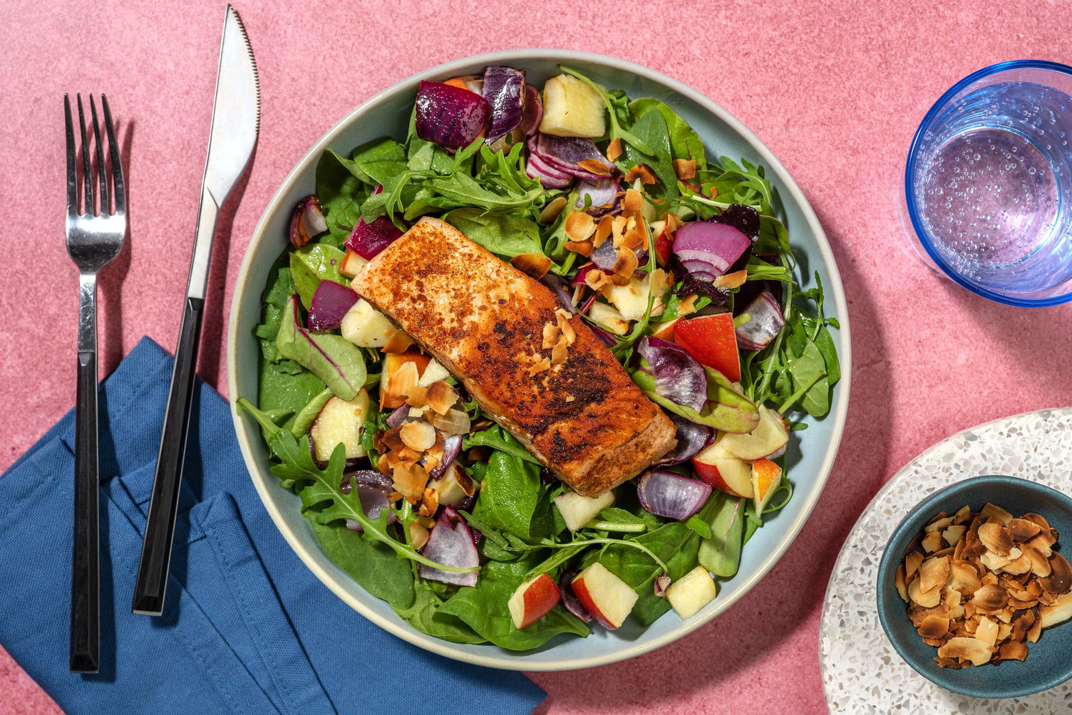 Bbq Seasoned Double Salmon Recipe Hellofresh