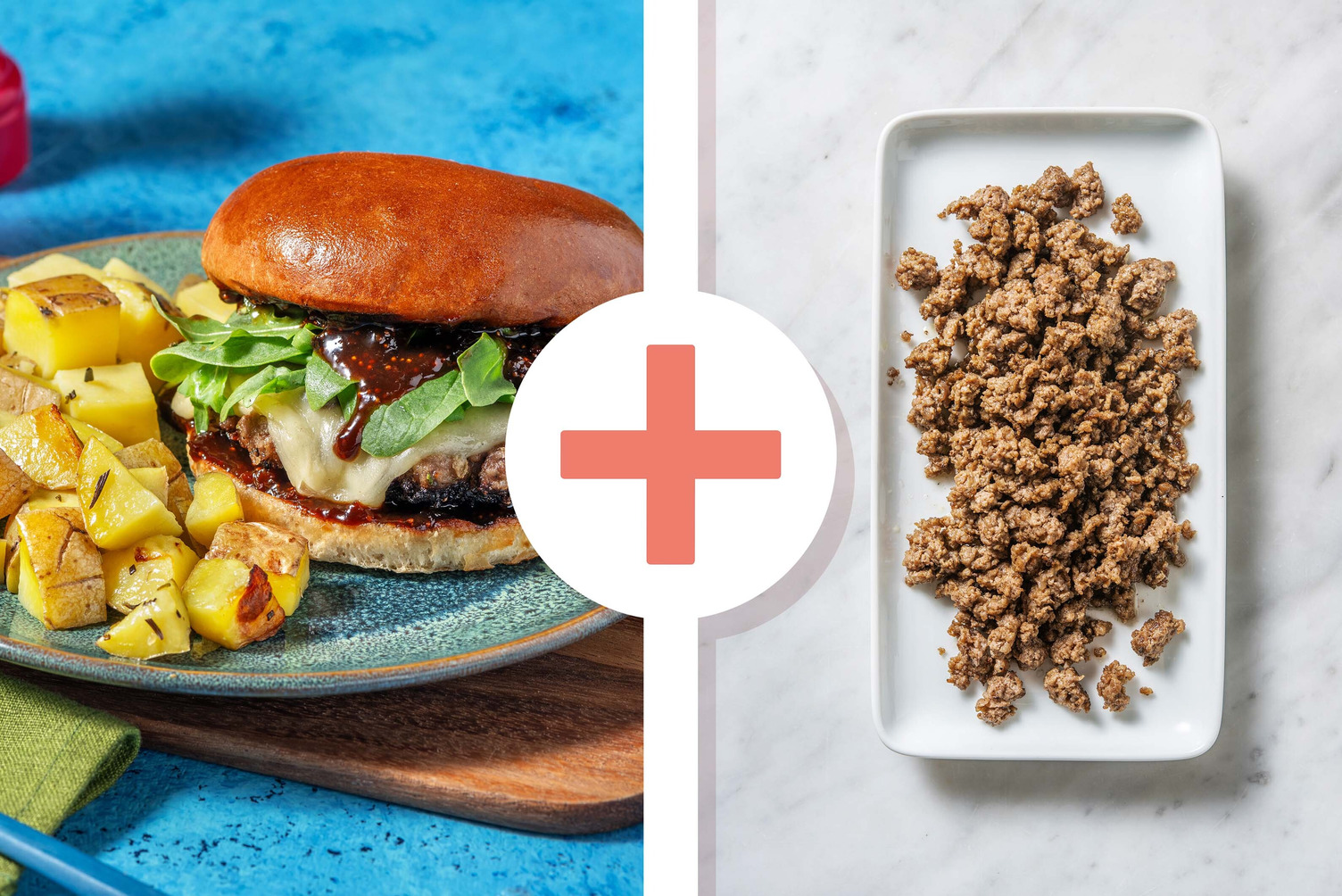 Cheesy Cheese Curd And Double Beef Burgers Recipe Hellofresh