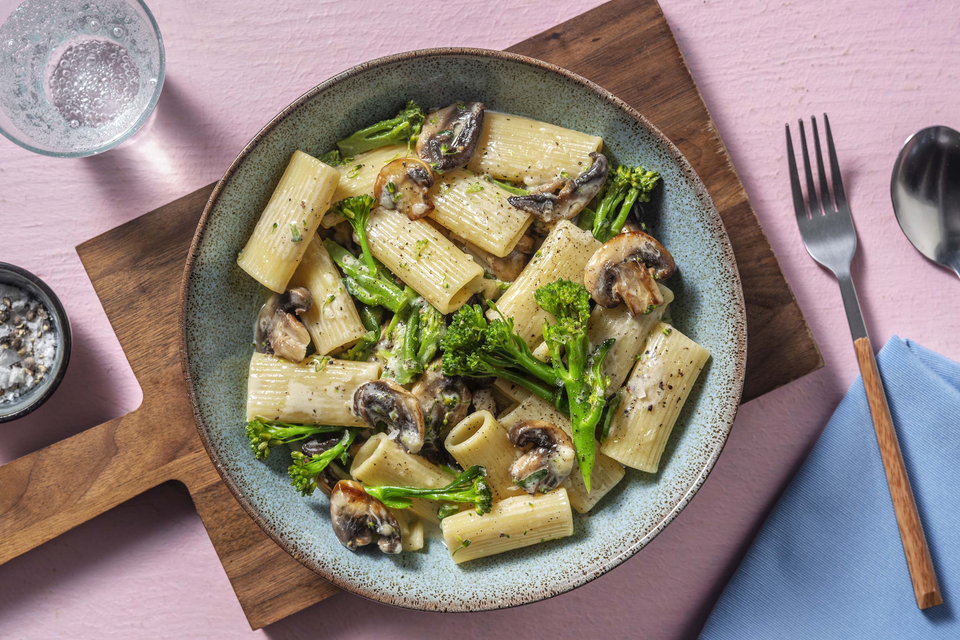 Creamy Truffle And Mushroom Rigatoni Recipe HelloFresh