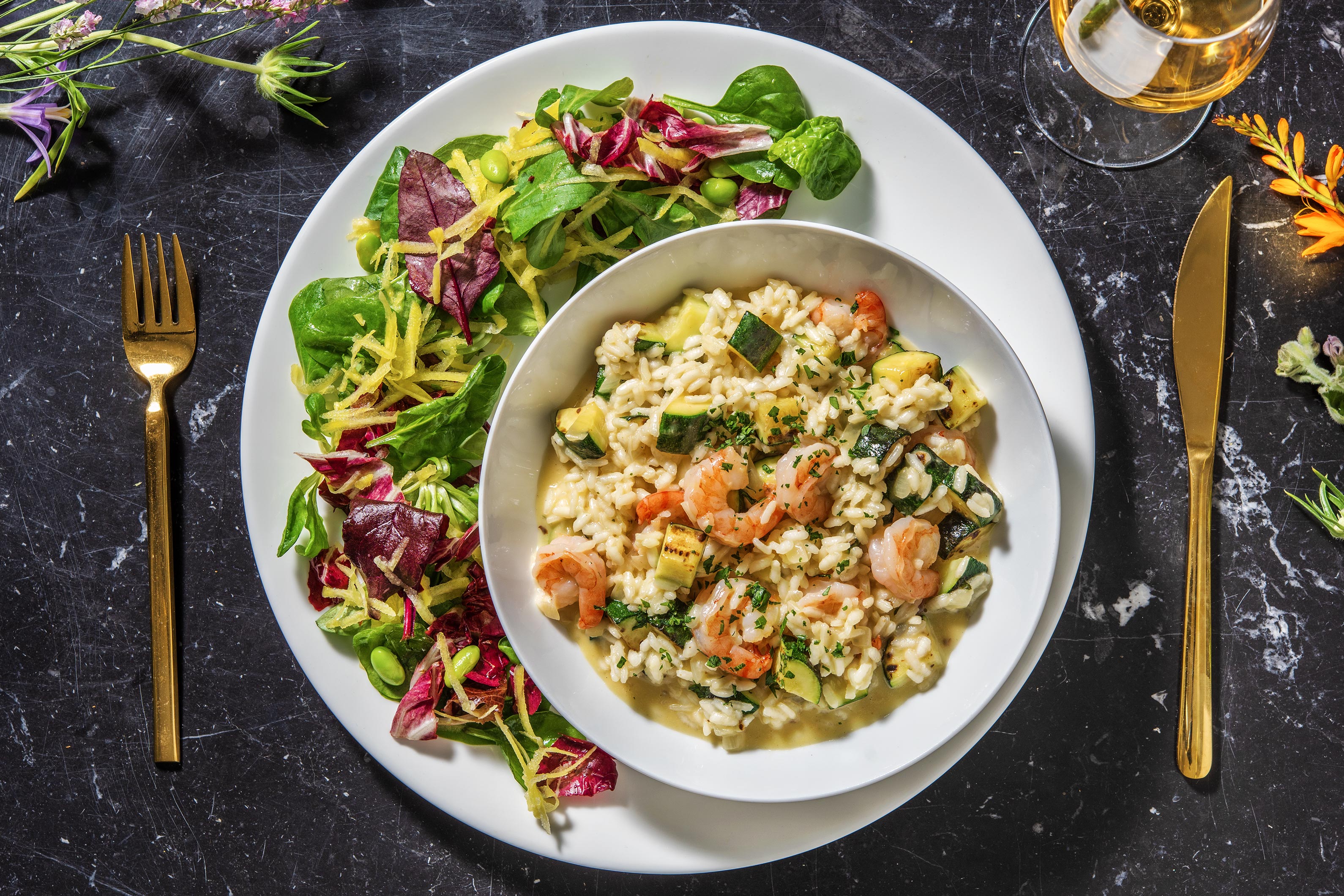 Risotto Met Garnalen En Courgette Recept Hellofresh