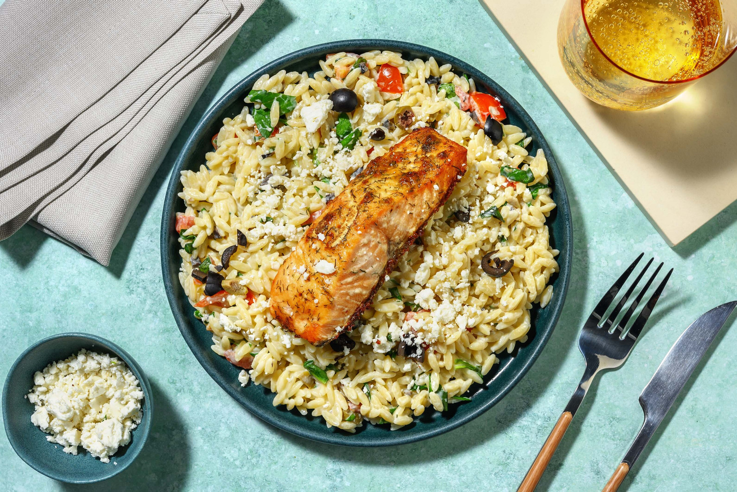 Roasted Dill Garlic Double Salmon Recipe HelloFresh