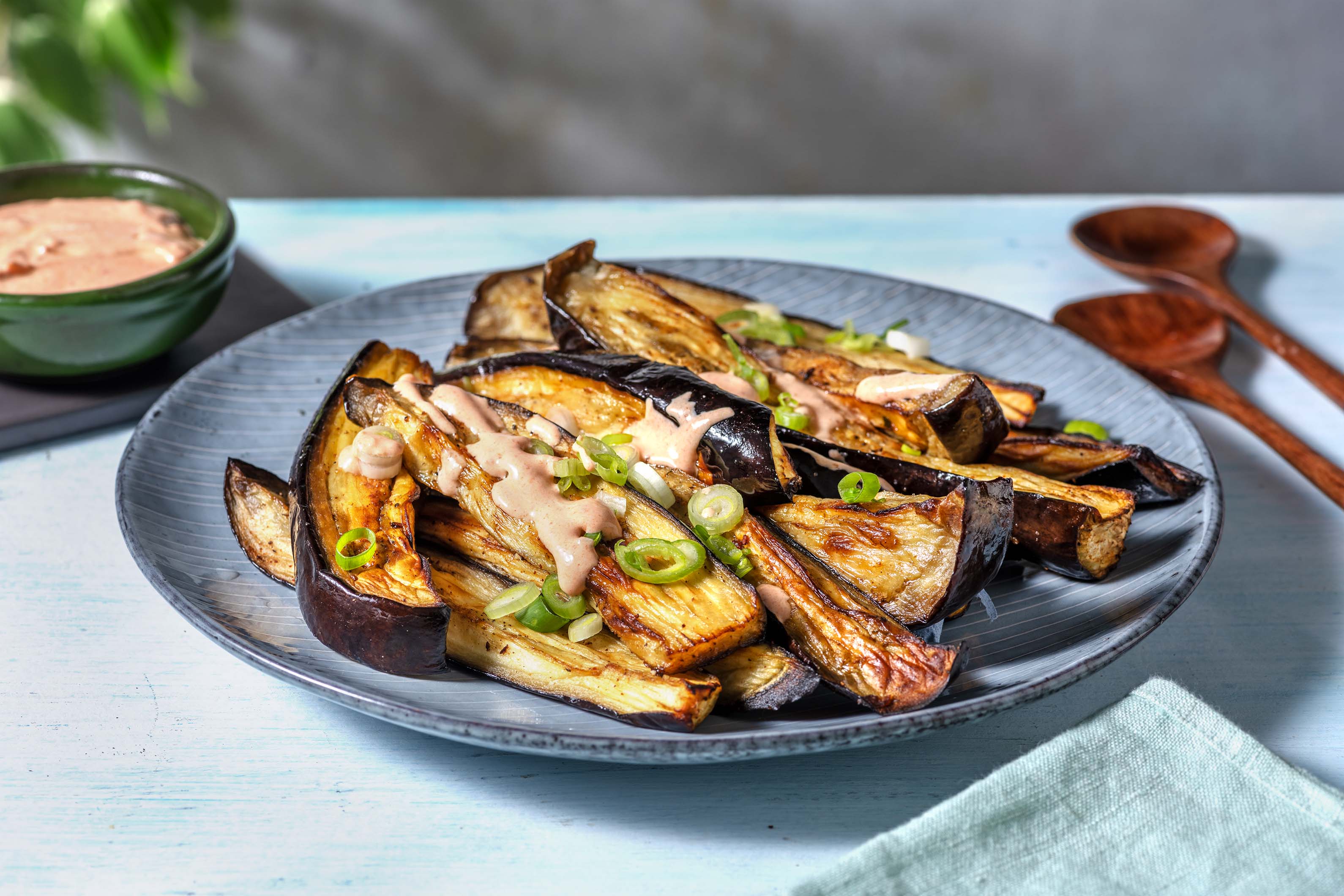 Spicy Baharat Roasted Aubergine Recipe Hellofresh