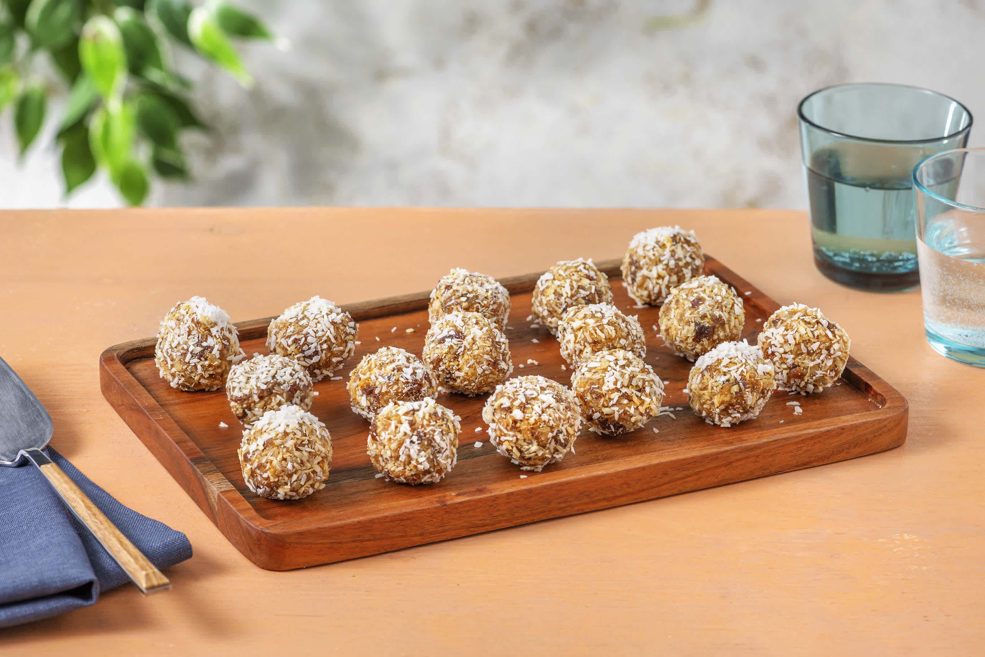 Boules Aux Dattes La Noix De Coco Et Au Chocolat Blanc Recette