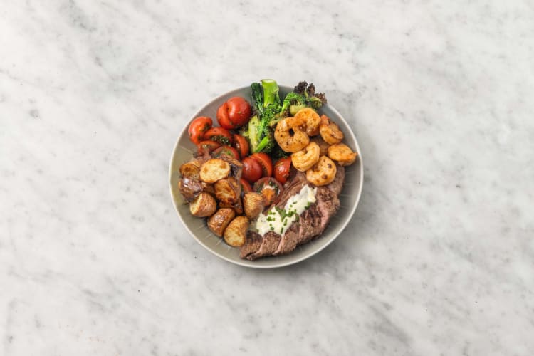 Surf Turf Garnalen En Biefstuk Recept HelloFresh