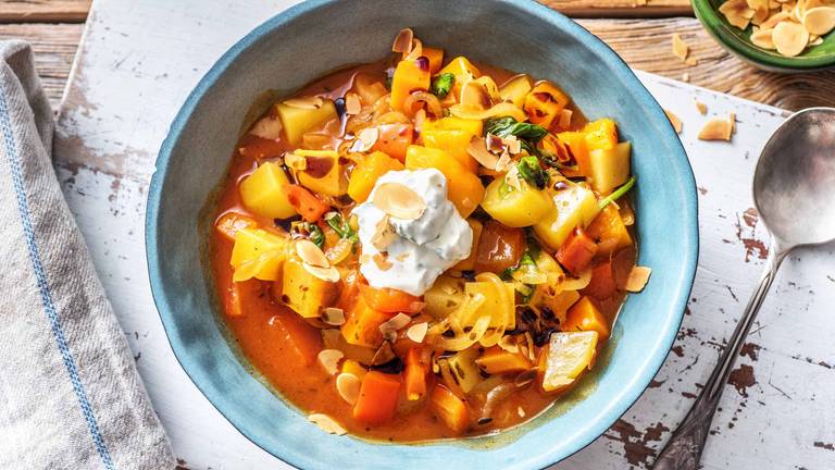 Cremiger Kürbiseintopf