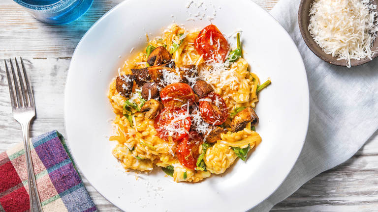 Cremiges Risotto mit Champignons