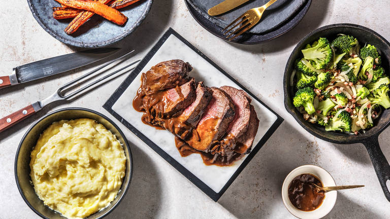 Rinderbraten mit Balsamico-Soße