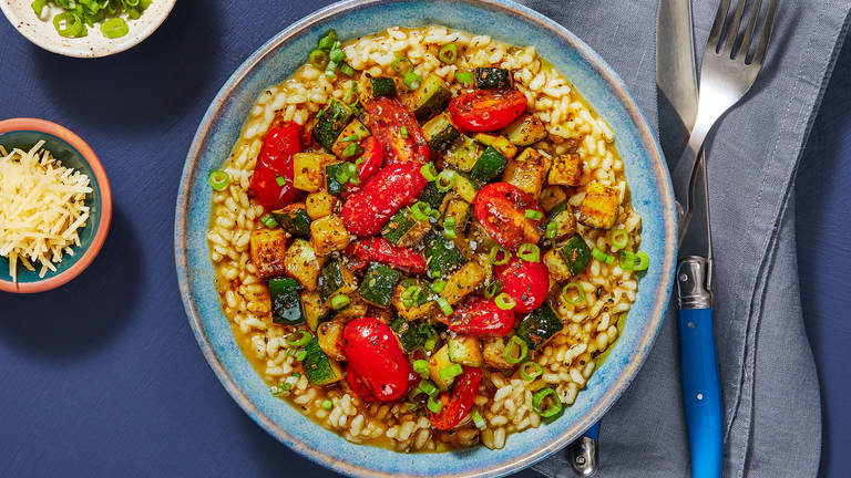 Balsamic Tomato Parmesan Risotto