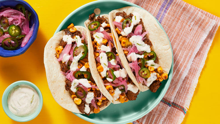 Mexican Pork & Street Corn Tacos