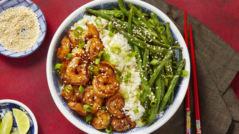 Sizzling Hoisin Shrimp