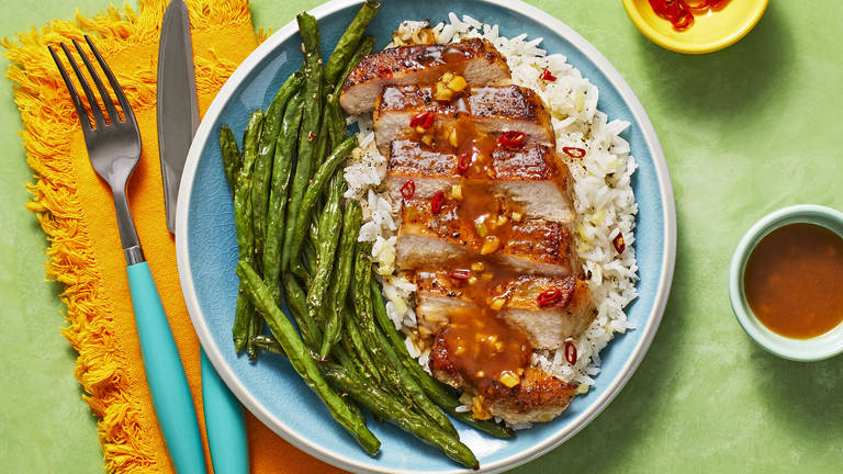 Ginger Apricot Pork Chops