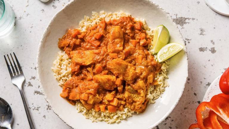 Mijoté de poisson au lait de coco et au citron vert