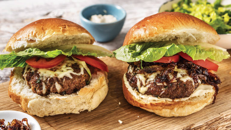 Cheesy Beef Burgers