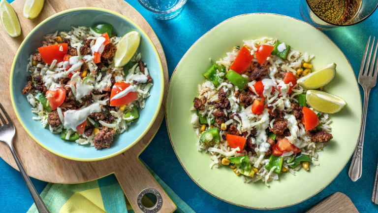 Taco-Style Beef Bowls