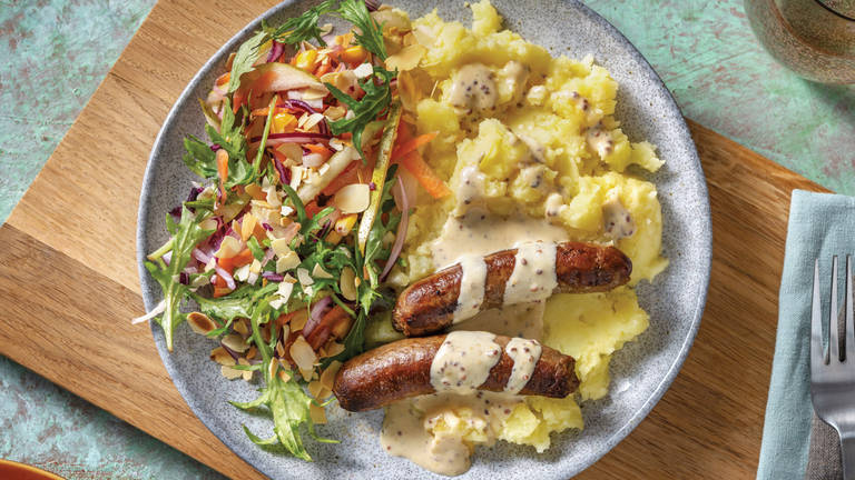 Caramelised Onion Beef Sausages