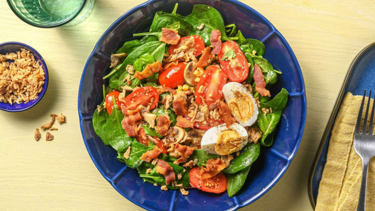 Carb Smart Bacon and Spinach Salad