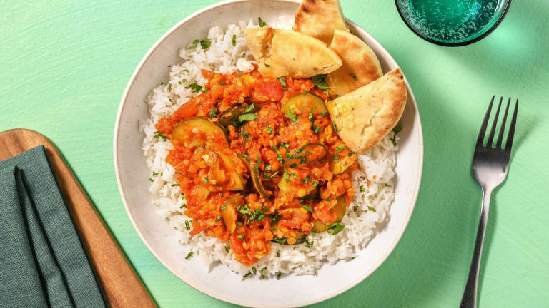Muhammara-Inspired Lentil Curry