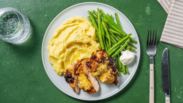 Cheese and Caramelised Onion Chicken