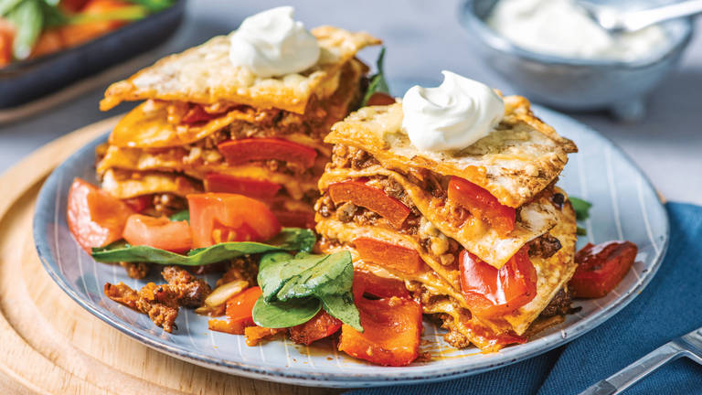 Clark's Mexican Beef Tortilla Stack