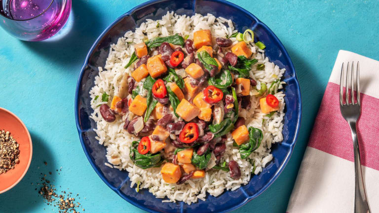 Coconut Kidney Bean Curry