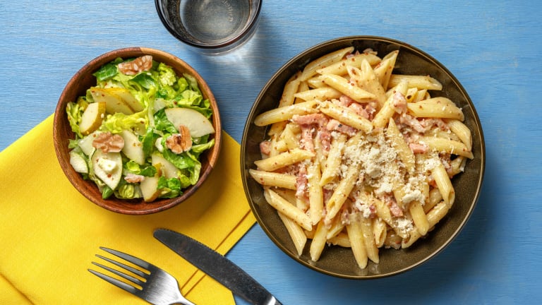 Creamy Bacon and Mustard Penne