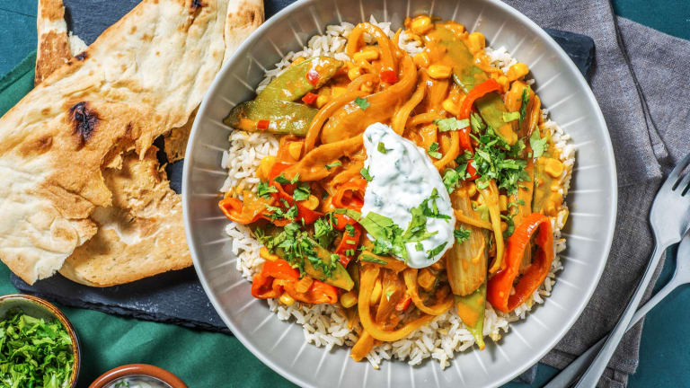 Indiase curry met venkel en mais