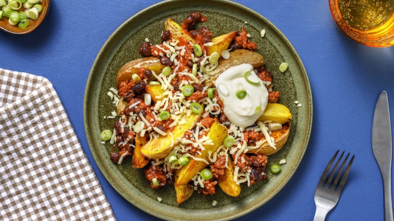 Mexican Style Beef Loaded Wedges