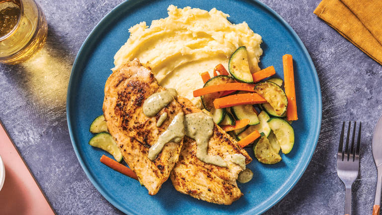 Aussie Chicken & Parmesan Mash