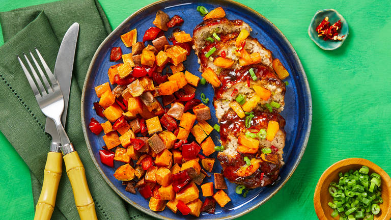 Pineappley Pork Meatloaves