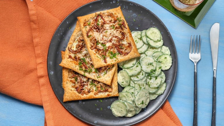 Tartelettes Tonno! mit Gurken-Dill-Salat