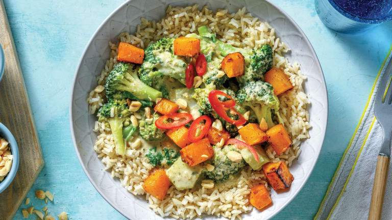 Thai Green Pumpkin & Broccoli Curry