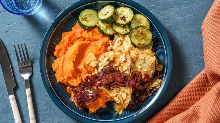 Würzige Hähnchenbrust mit Mandeln