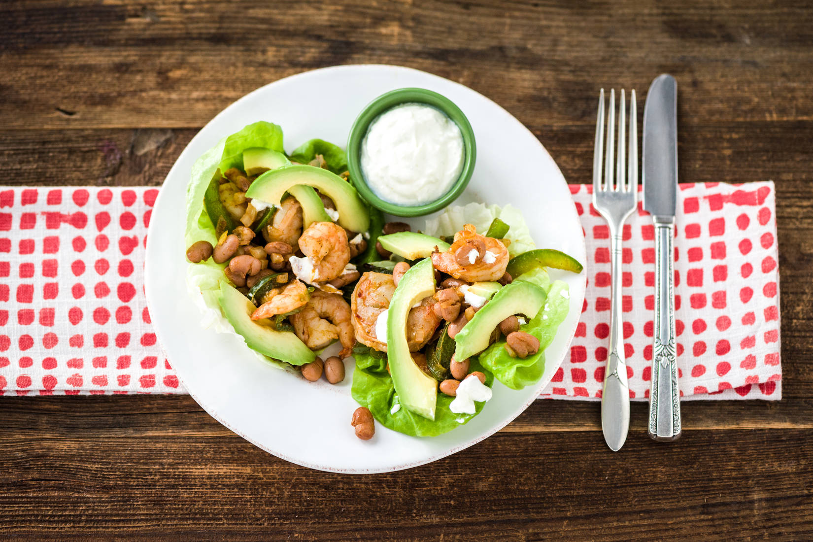 Shrimp Taco Lettuce Wraps