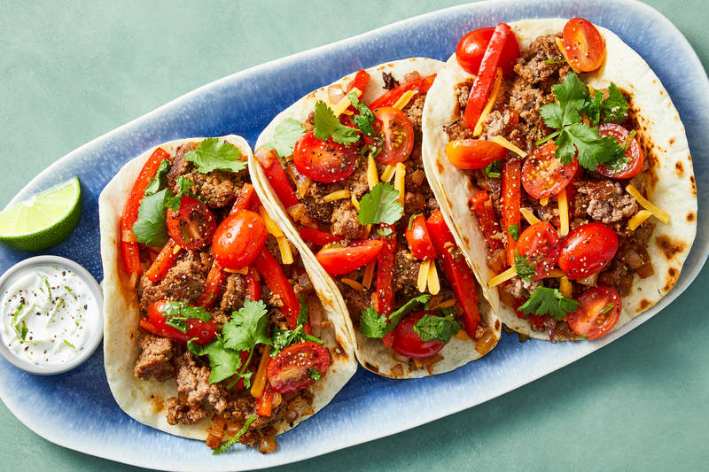 Fajitas à la dinde façon sud-ouest