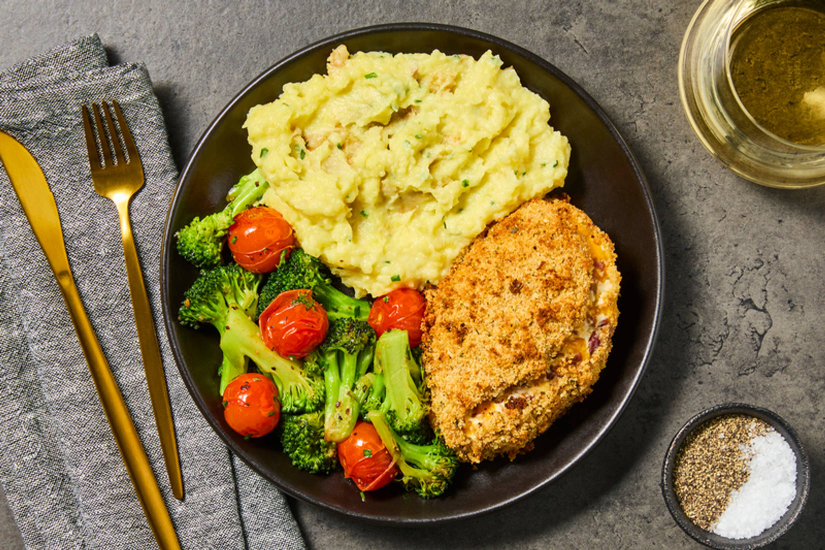 Cheesy Bacon-Stuffed Organic Chicken