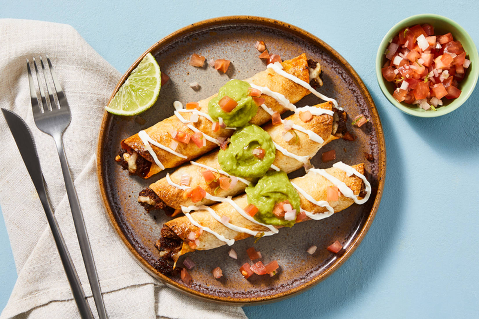 Taquitos à la dinde