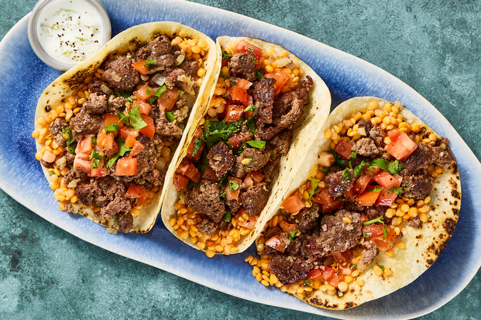 Ground Turkey and Lentil Tacos
