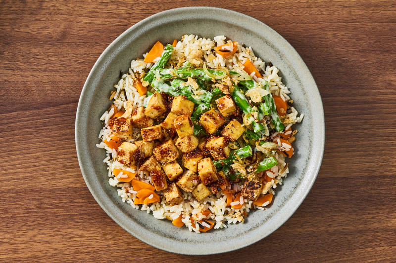 Cranberry-Mustard Glazed Tofu