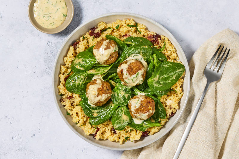 Boulettes de porc glacées à la tartinade de figues