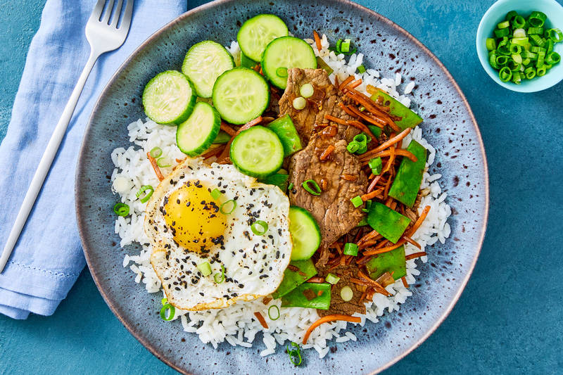 Japanese Beef-and-Rice Bowls