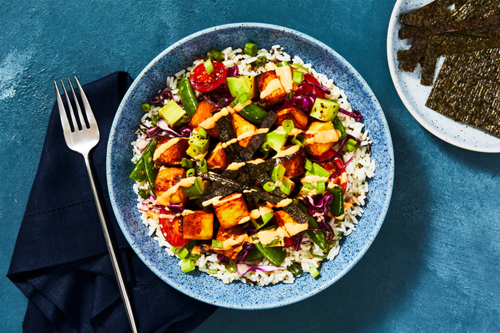 Bols de riz sauvage d'inspiration japonaise