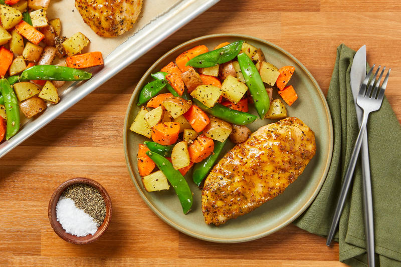 Sheet Pan Apricot-Glazed Chicken 