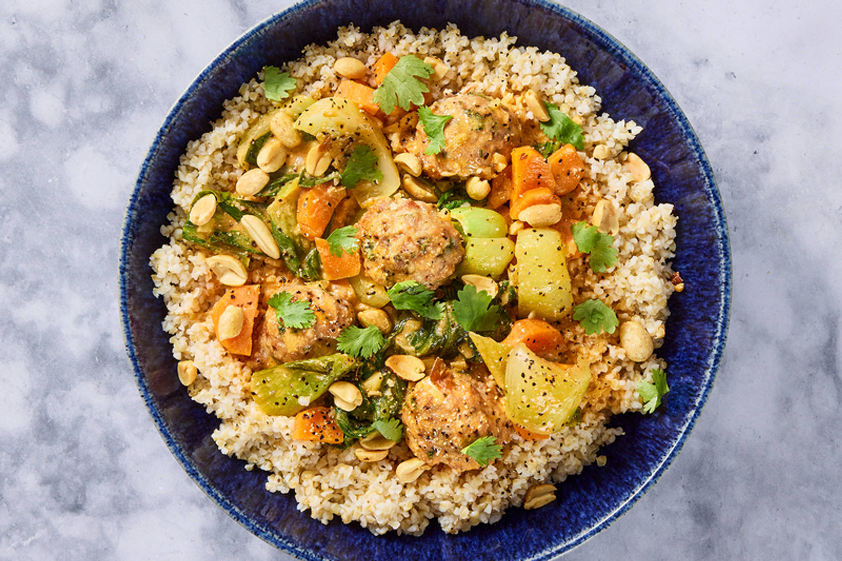 Ginger-Garlic Chicken Meatballs 