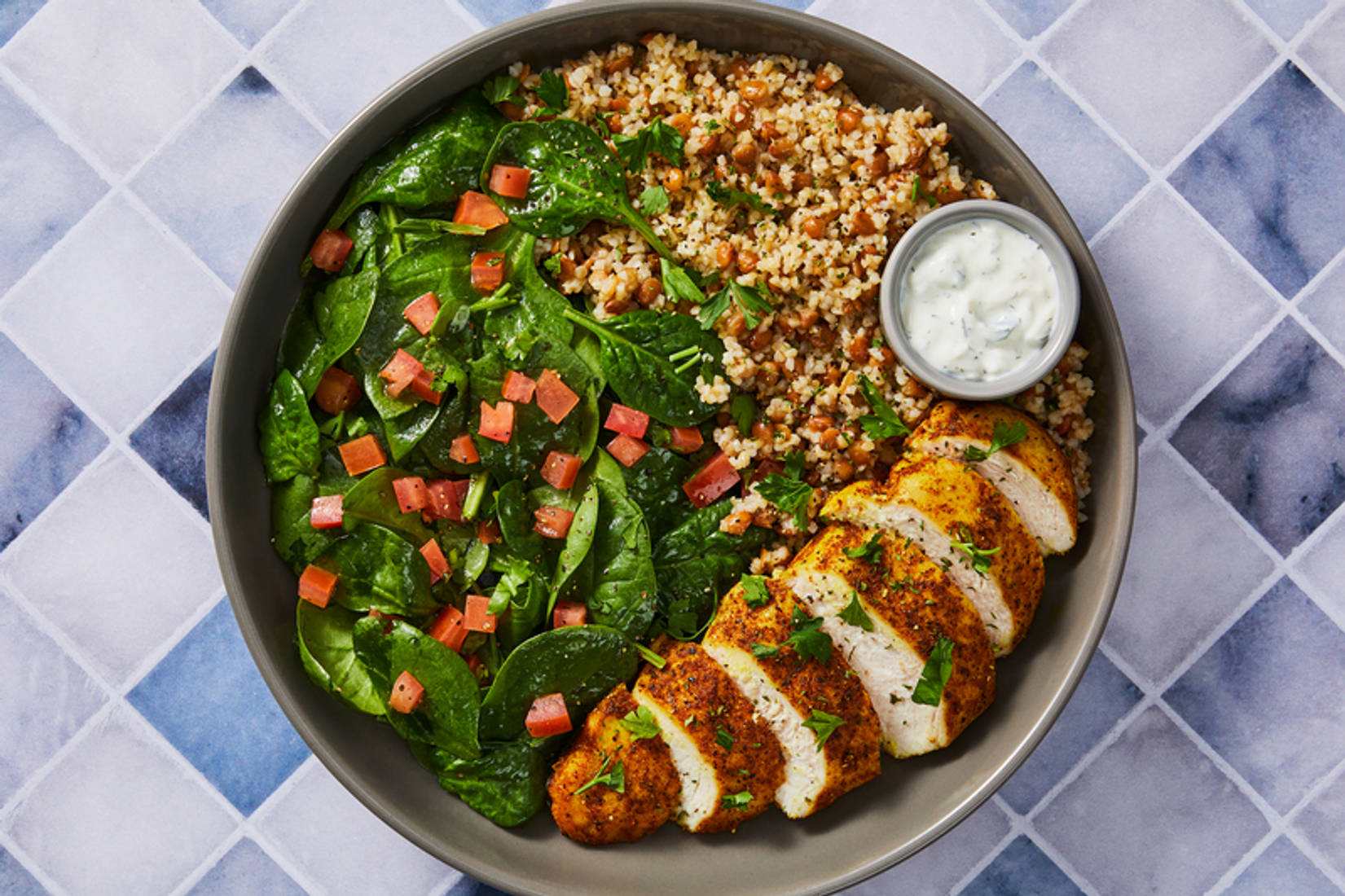 SuperQuick Shawarma Organic Chicken Plate