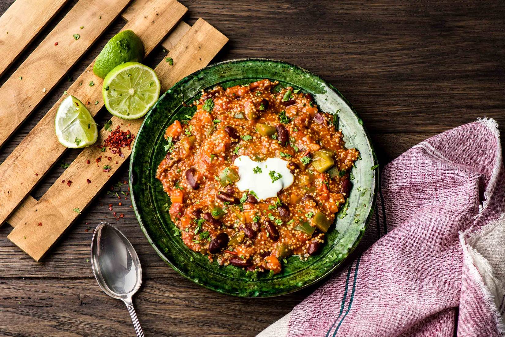 One-Pot Vegetarian Chilli